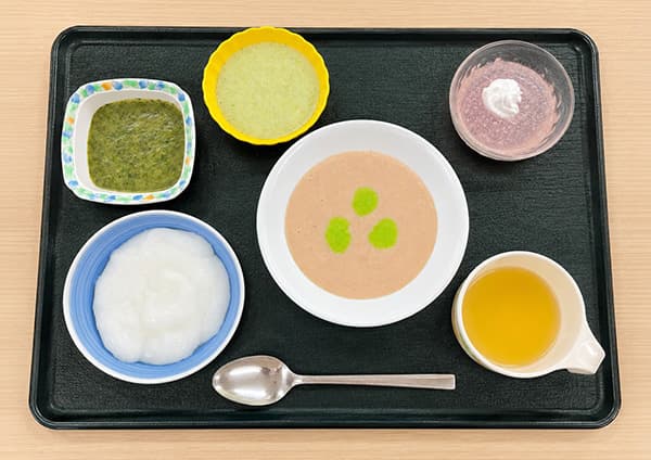 ミキサー食／さらさらの状態